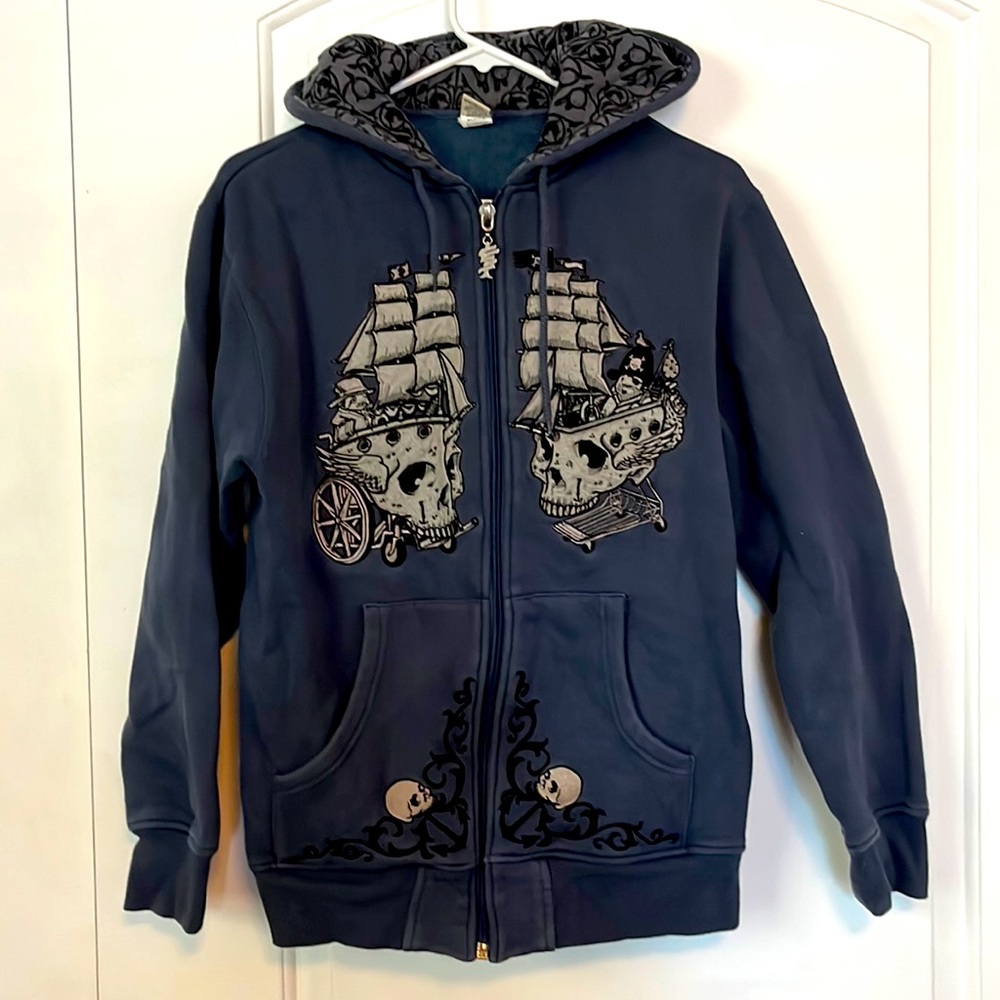 Super Rare Jeremy Fish Embroidered Hoodie